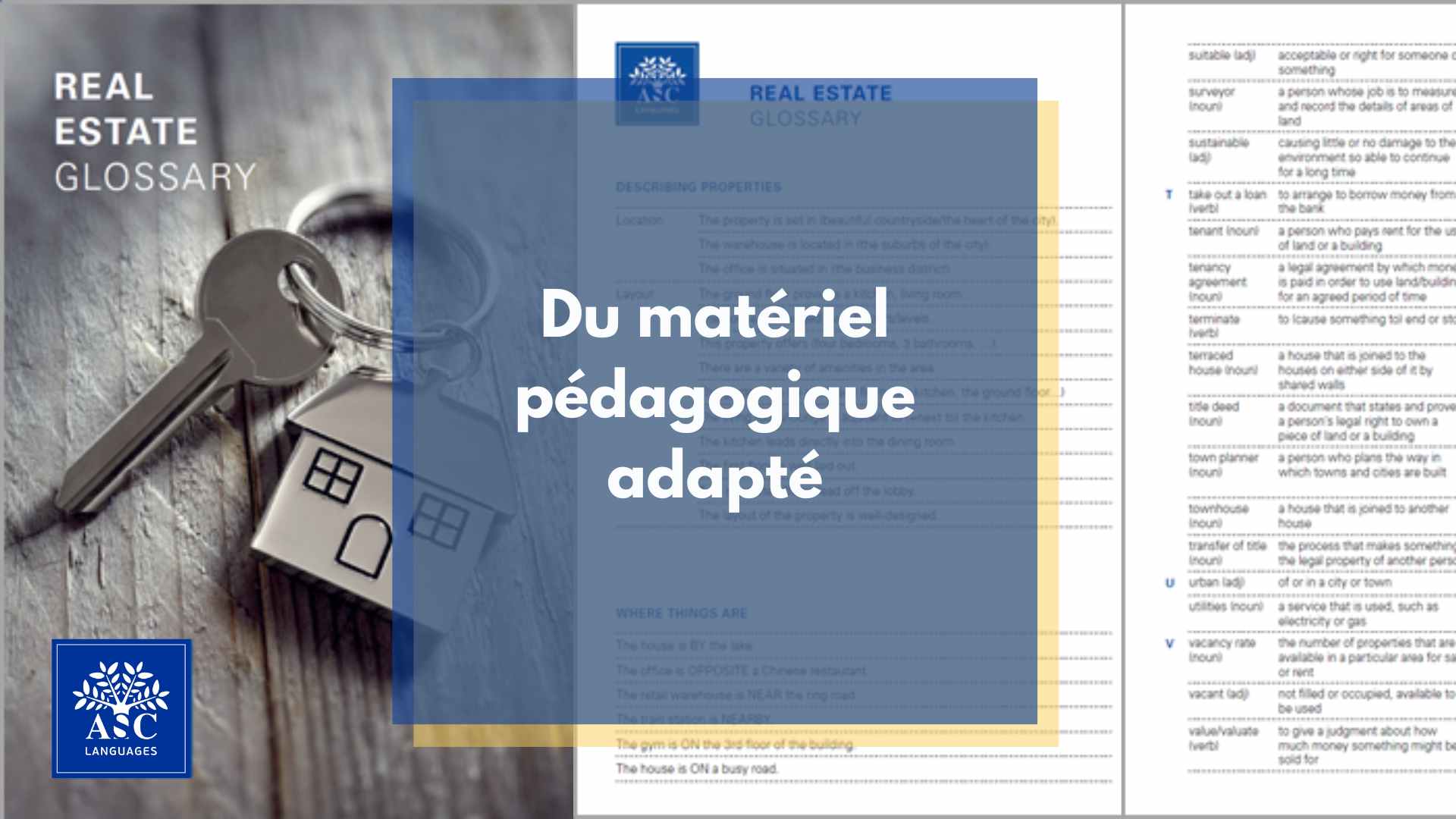 Materiel pedagogique ASC Languages adapté
